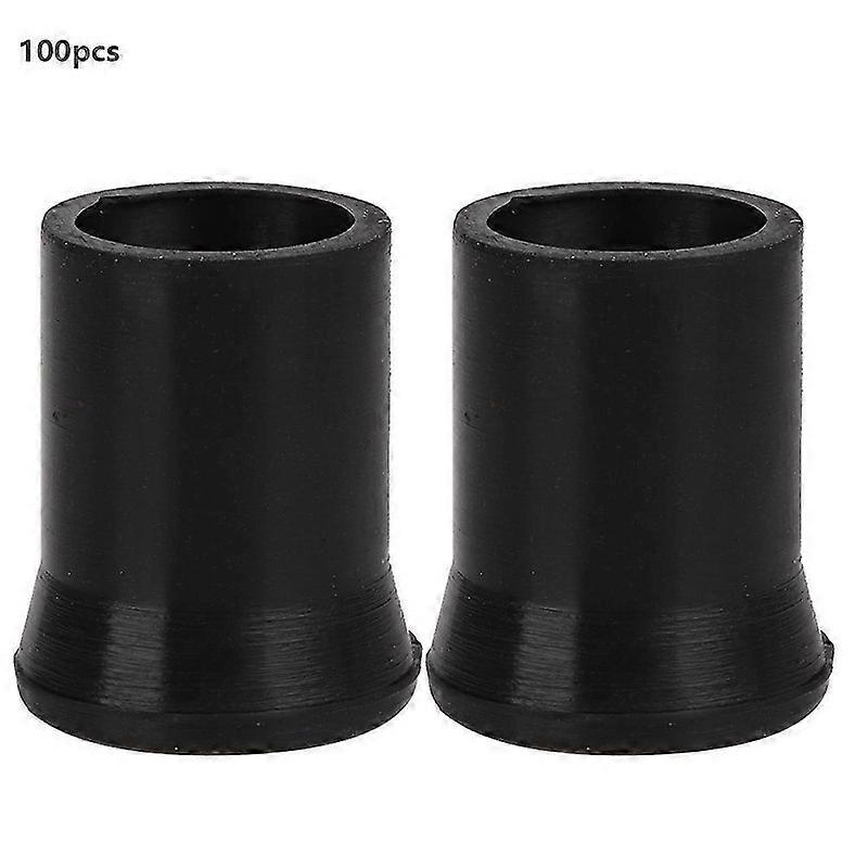 100pcs noir blanc cigarette pipe jetables pointes pipe embouchure tige bits en caoutchouc (noir petit)P20211224167