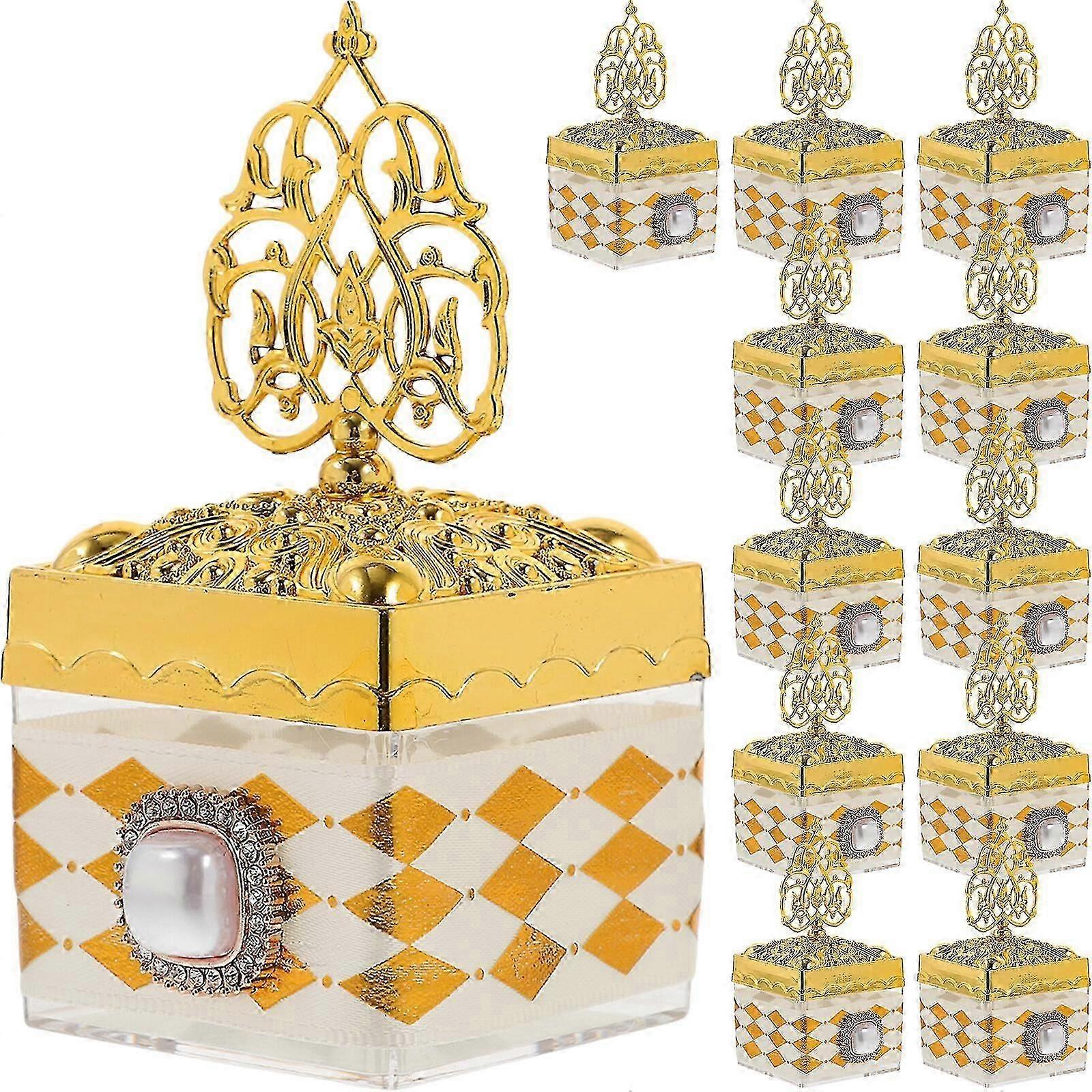 12pcs Candy Boxes Reusable Wedding Favor Boxes Candy Storage Boxes Elegant Storage Boxes