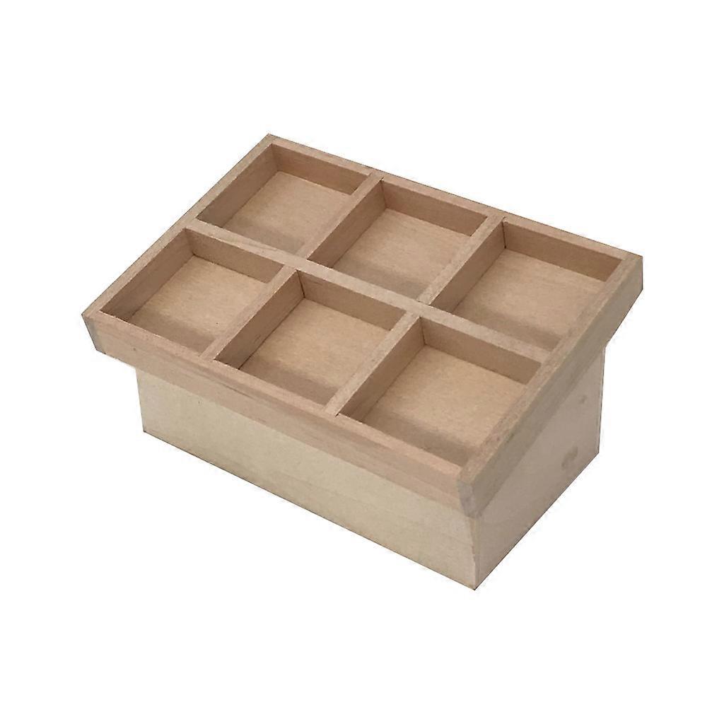 Meubles de maison de poupée miniature en bois légume Porte à fruits Enfants Faire semblant Jouet pu8583