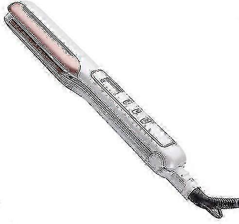 Steam Ceramic Electric Curling Iron - Flat Iron - Fast Heating(Gold)