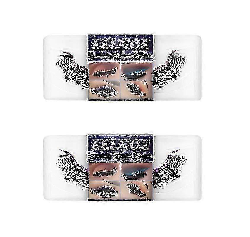 Eyelashes Eyeliner Self-adhesive False Eyelashes Soft Natural Curly Thick False Eyelashes Eyeline
