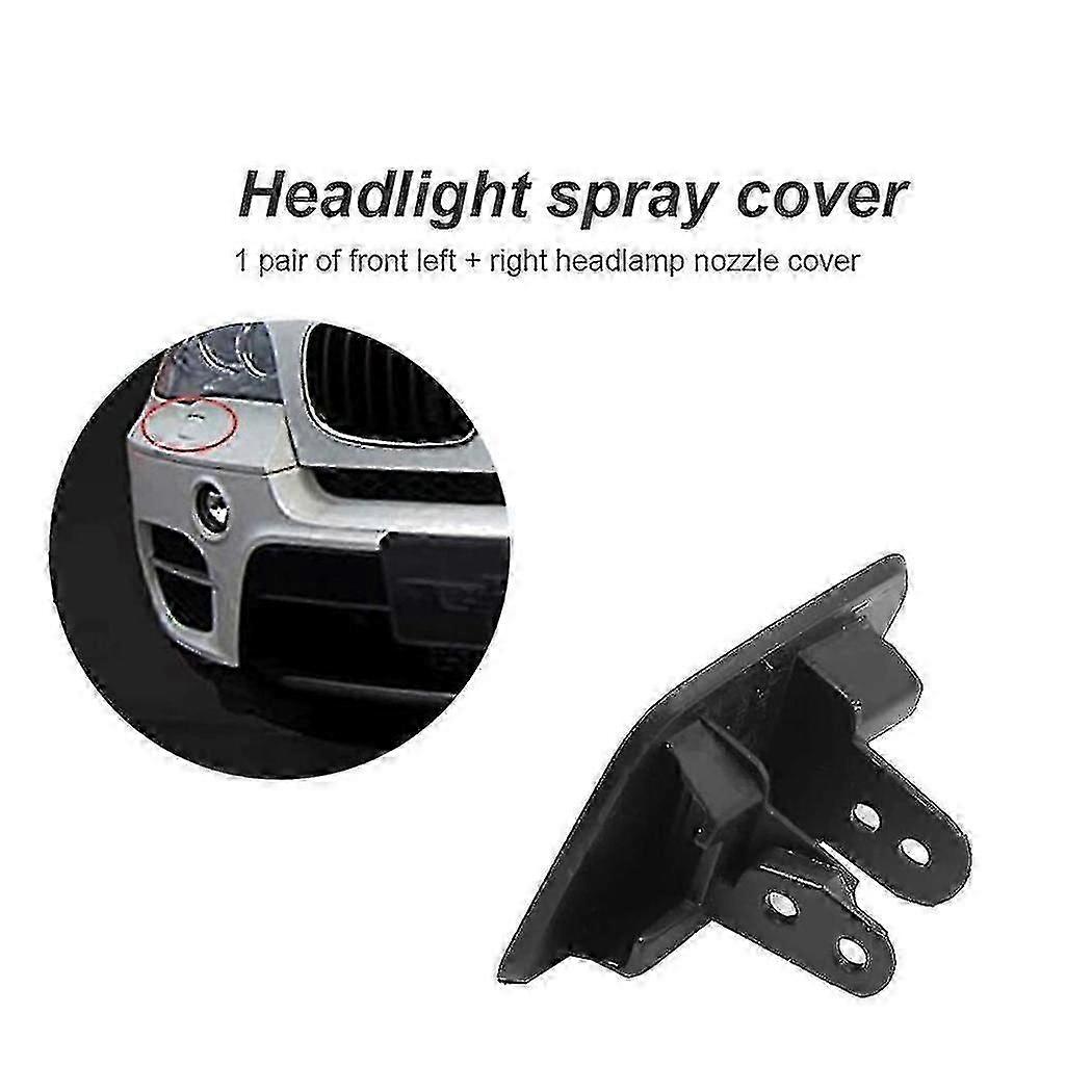 Headlight Washer Nozzle For BMW X5 61677173851 61677173852 HWN01*1 & HWN04*1