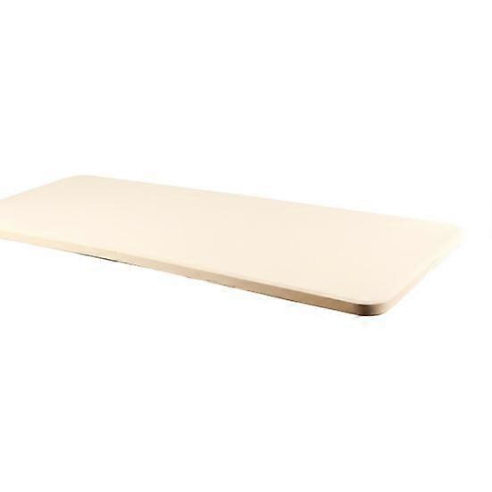 Capa de mesa de cor sólida à prova d'água com faixa elástica antiderrapante para camping, resistente à sujeira