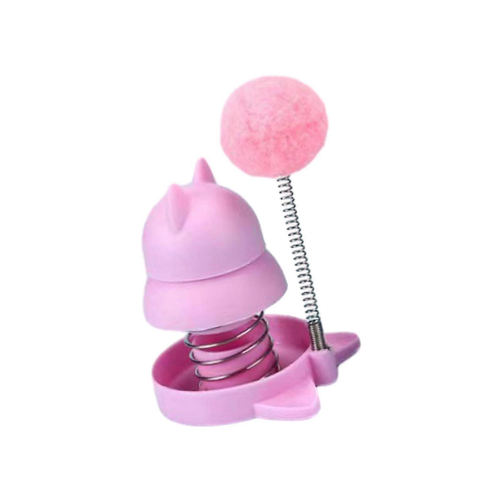 Catnip Sticker Interactive Cat Toy, Rotatable Playing Portable Cat Wall Treat,