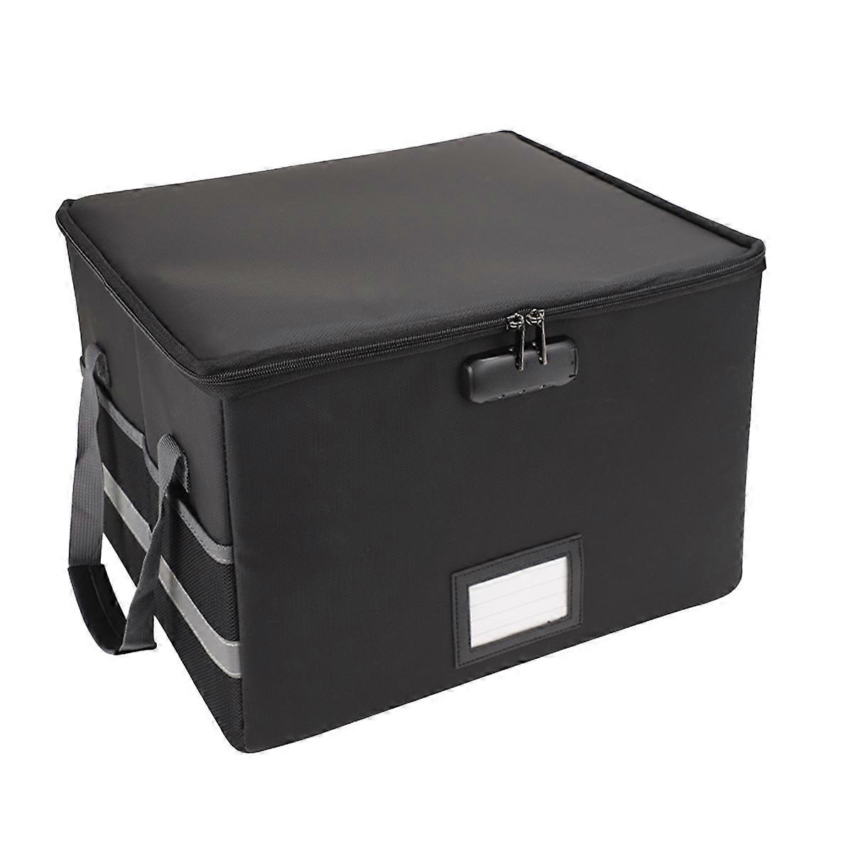 Fireproof, Box, File Storage, Organizer, Anti Static, Collapsible, Document Box, Handle, Home Office