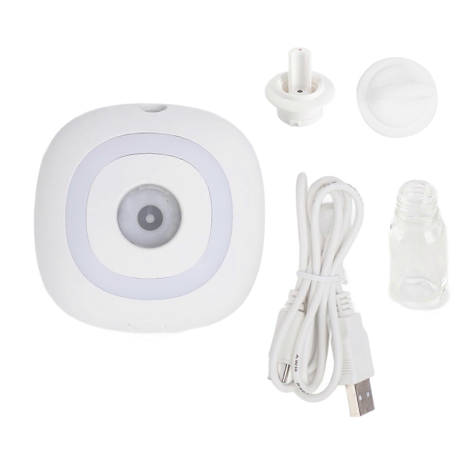 Aromatherapy Diffuser Portable Rechargeable Essential Oils Diffuser Desktop Automatic Fragrance Sprayer with Rotating Colorful Light