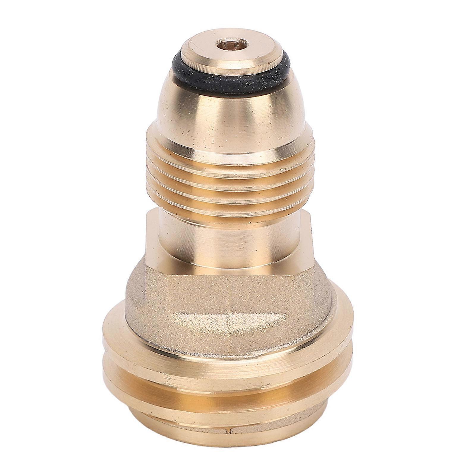 Gas Fitting Hose Adapter Brass Hose to Valve Regulator C3H8 Gas Fitting Adapter with 1/2 Inch Female Thread for Outdoor Cooking