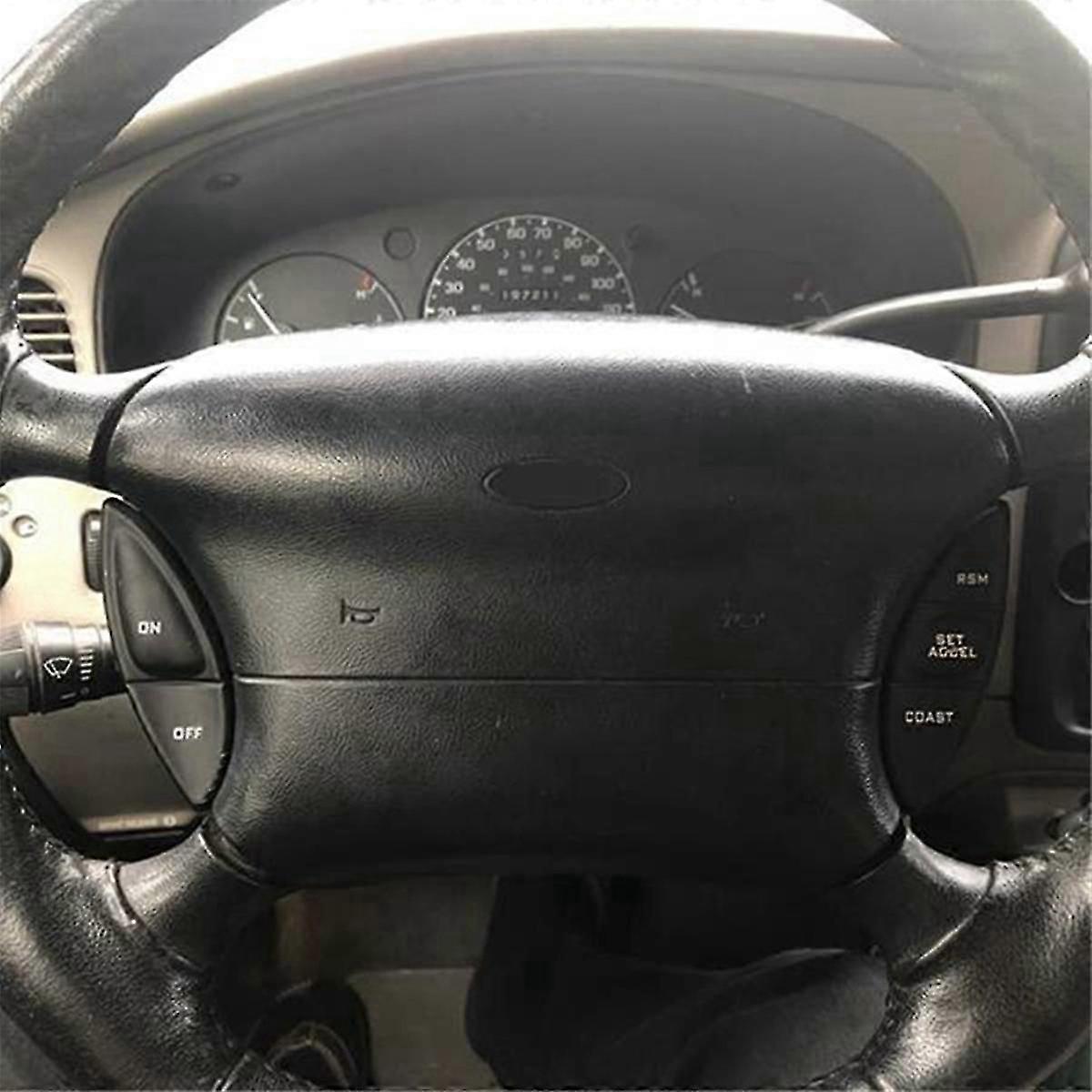 Steering Wheel Cruise Control Switch compatible with compatible withd Explorer Sport Trac Ranger F150 Truck Lightning F87A9D809BA F87Z9C888BB