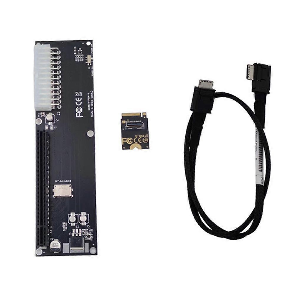 PCI-E 3.0 M-Key M.2 to Oculink SFF-8612 SFF-8611 Host Adapter