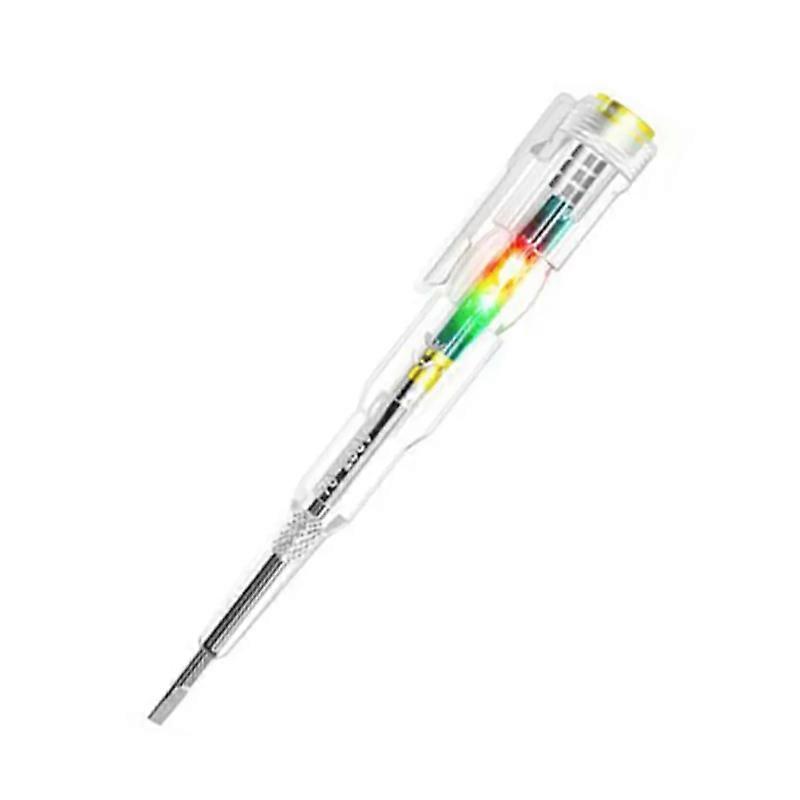 Dual Light and Sound Sensor Test Pen for Electricians Detects Faulty Wires, Zero and Fire, High Luminosity