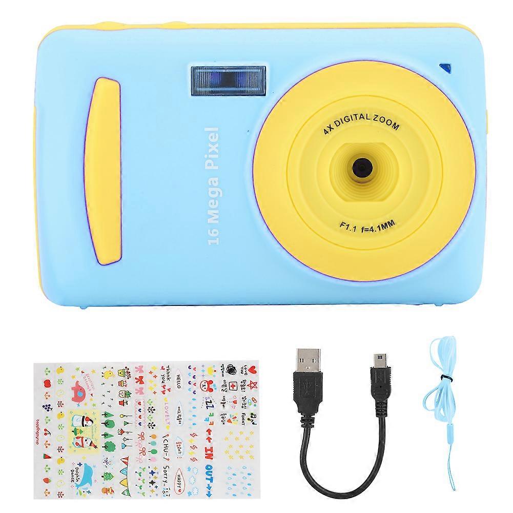 Portable Children HD 16MP Digital Camera with 2.4in Screen 16X Digital Zoom Timestamp