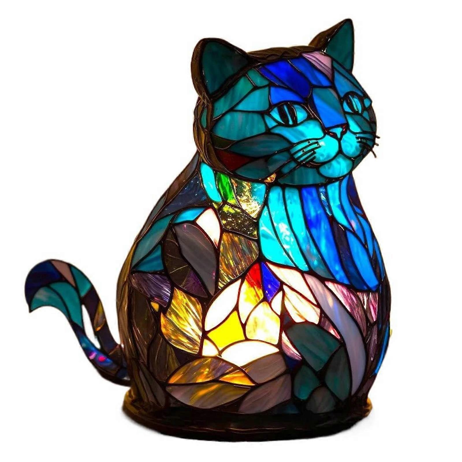 Retro Resin Table Lamp for Bedroom Decoration Night Light