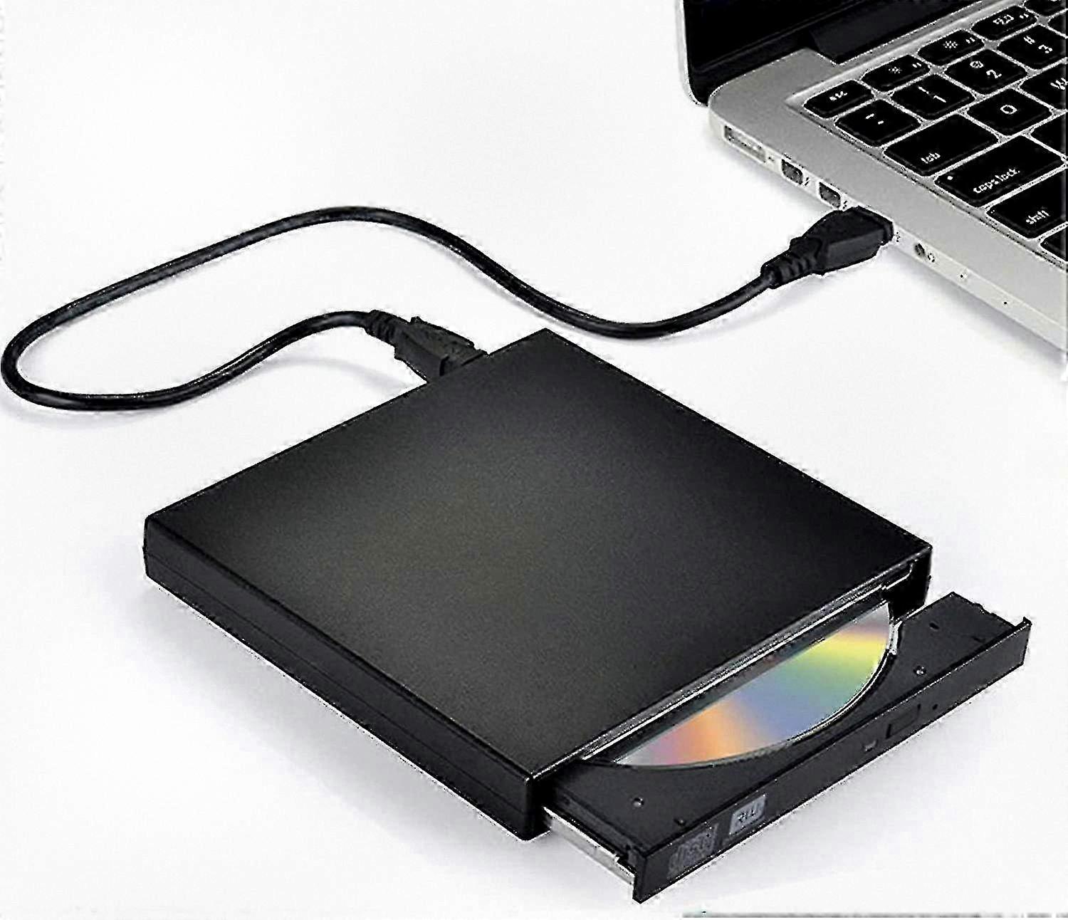 Portable DVD/CD Writer with USB Connection for Laptops and PCs