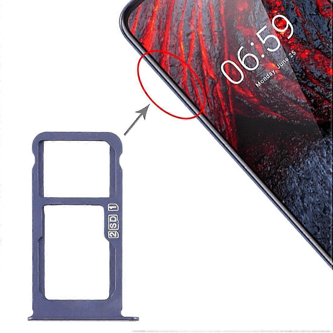 SIM Card Tray + Micro SD Card Tray for Nokia X6 (2018)