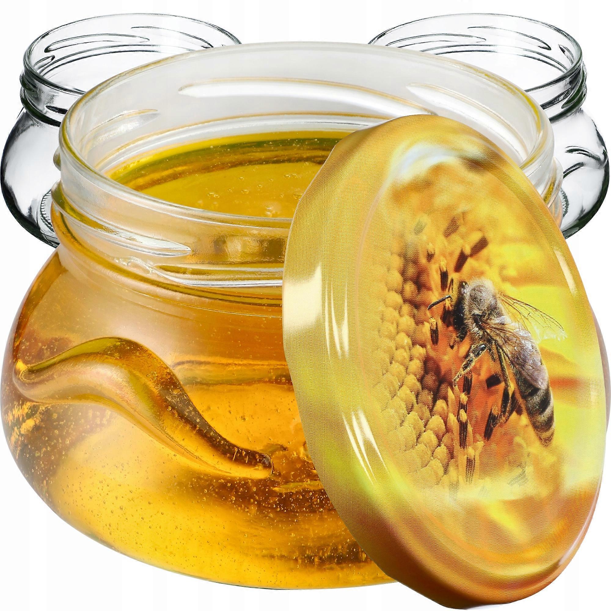 KADAX Tarros para conservas Raja 300ml 10pcs 82mm + tapas "Bee"