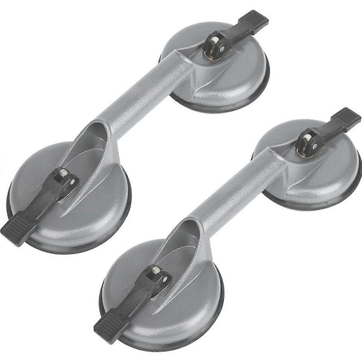 2x吸盤 ゴム製吸盤 ガラス製吸盤 100KG真空吸盤