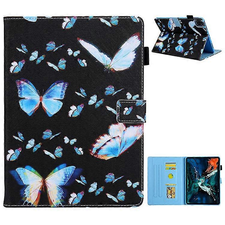 Pattern Printing Leather Stand Smart Case Compatible For iPad Pro 11-inch (2020)/(2018)/iPad Air (2020) Tablet Shell