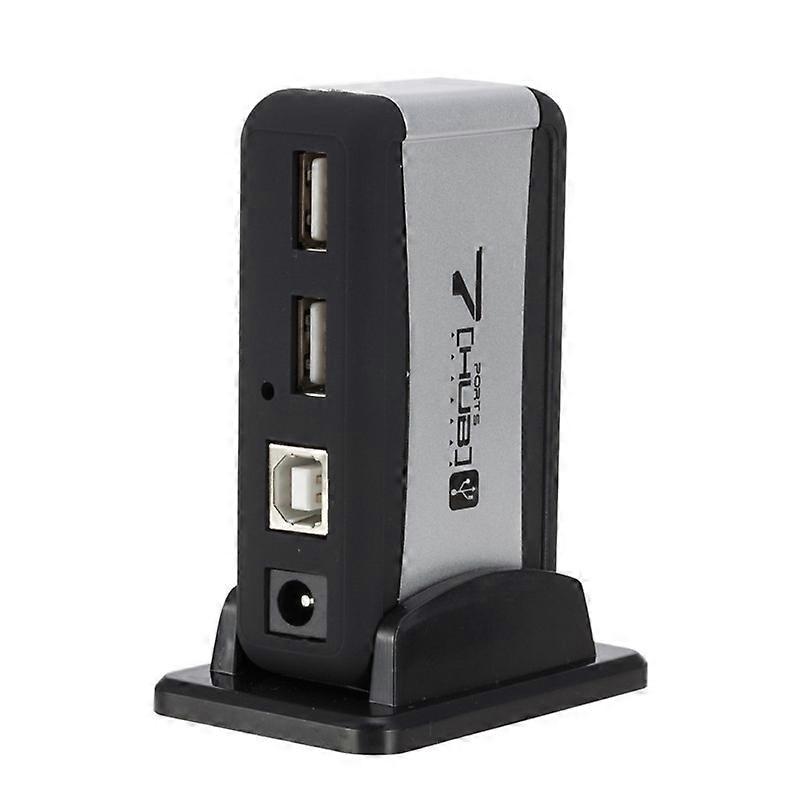 Seven-port HUB With Base With Power Splitter