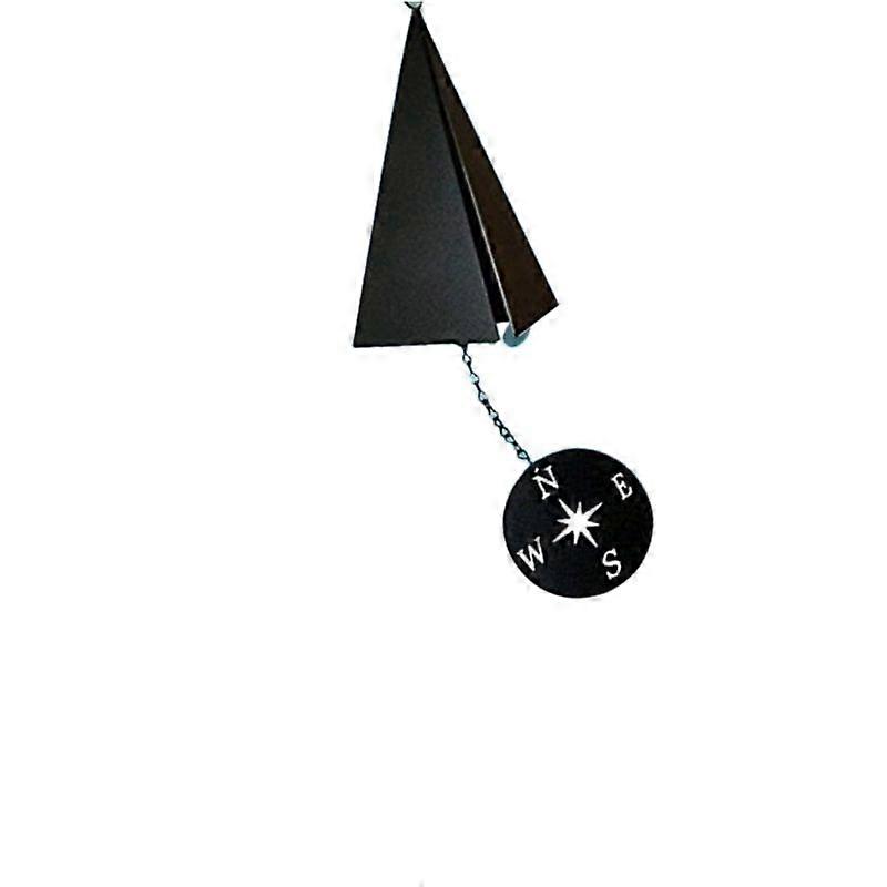 Creative iron triangular wind chime pendant garden bell decoration