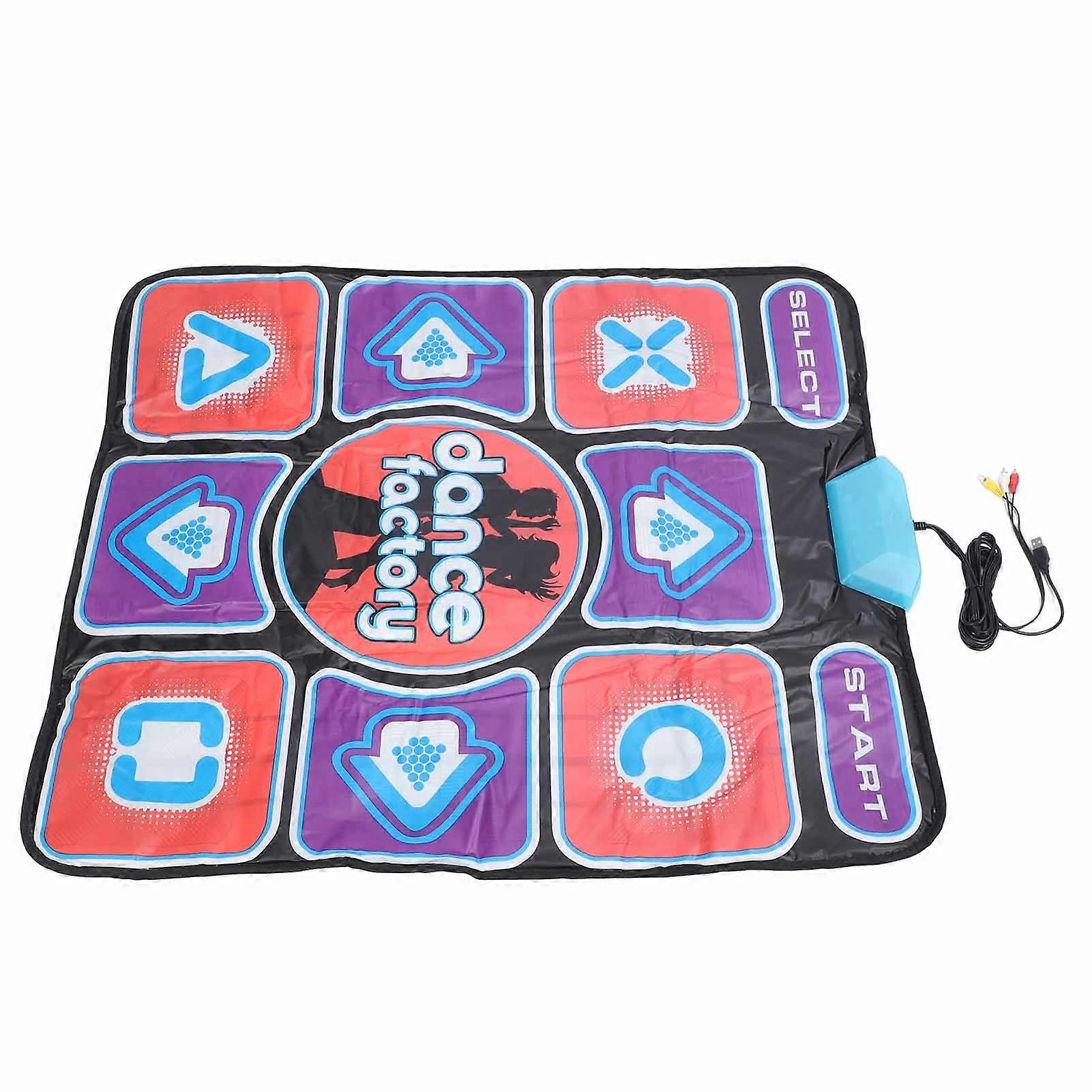 Single Dance Mat Improve Coordination Prevent Slip Electronic Dancing Interactive Pad for TV Connection