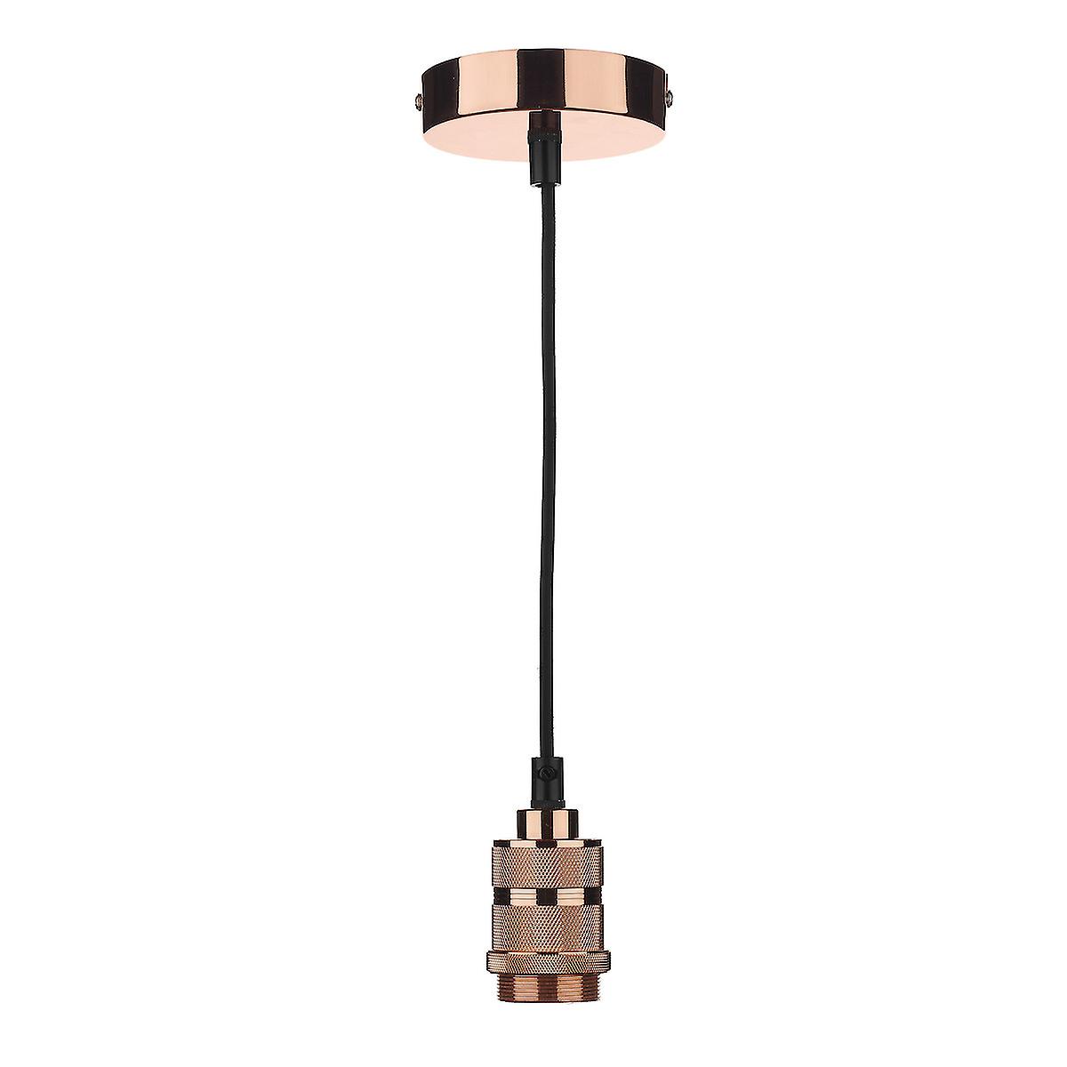 Lighting Simple 1 Light E27 Decorative Suspension Copper
