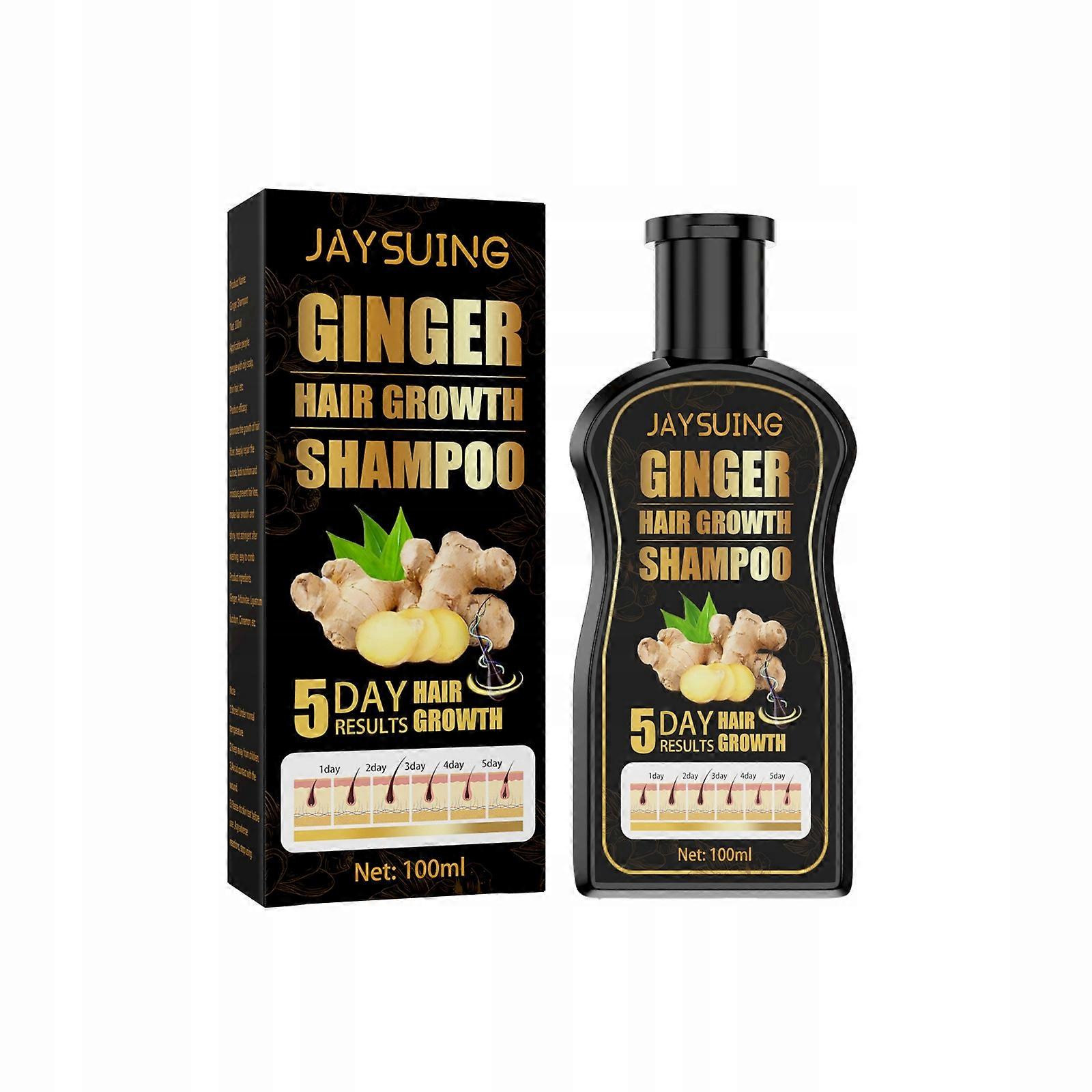 100ml Shampooing au gingembre Croissance des cheveux Anti chute de cheveux Shampooing antipelliculaire épais