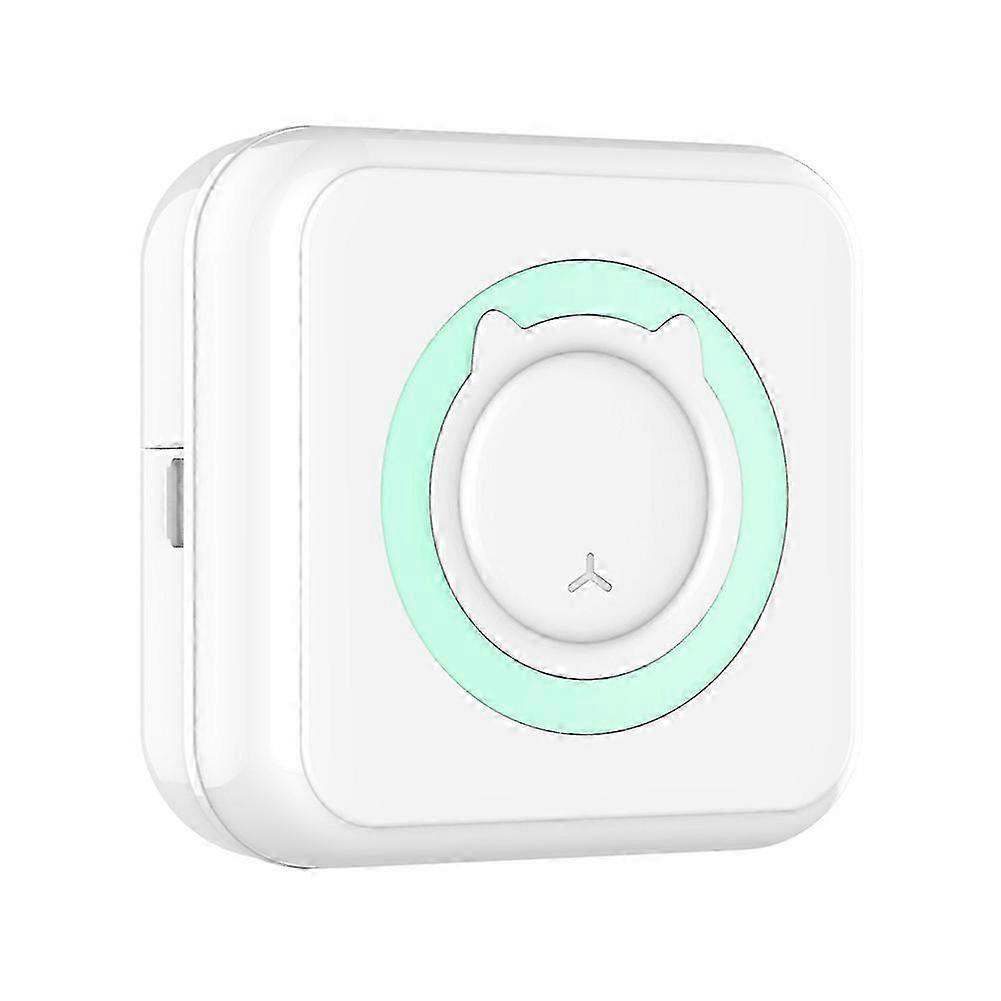 Mini Thermal Printer for Photos Receipts Notes Memo Labels Green