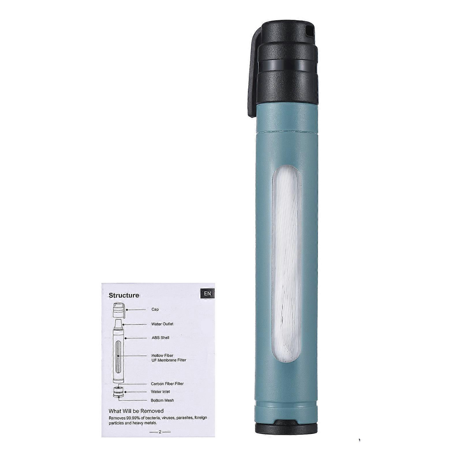 Personal Water Filter Straw Outdoor Portable Filtration Emergency Survival Gear Pen Water Filter