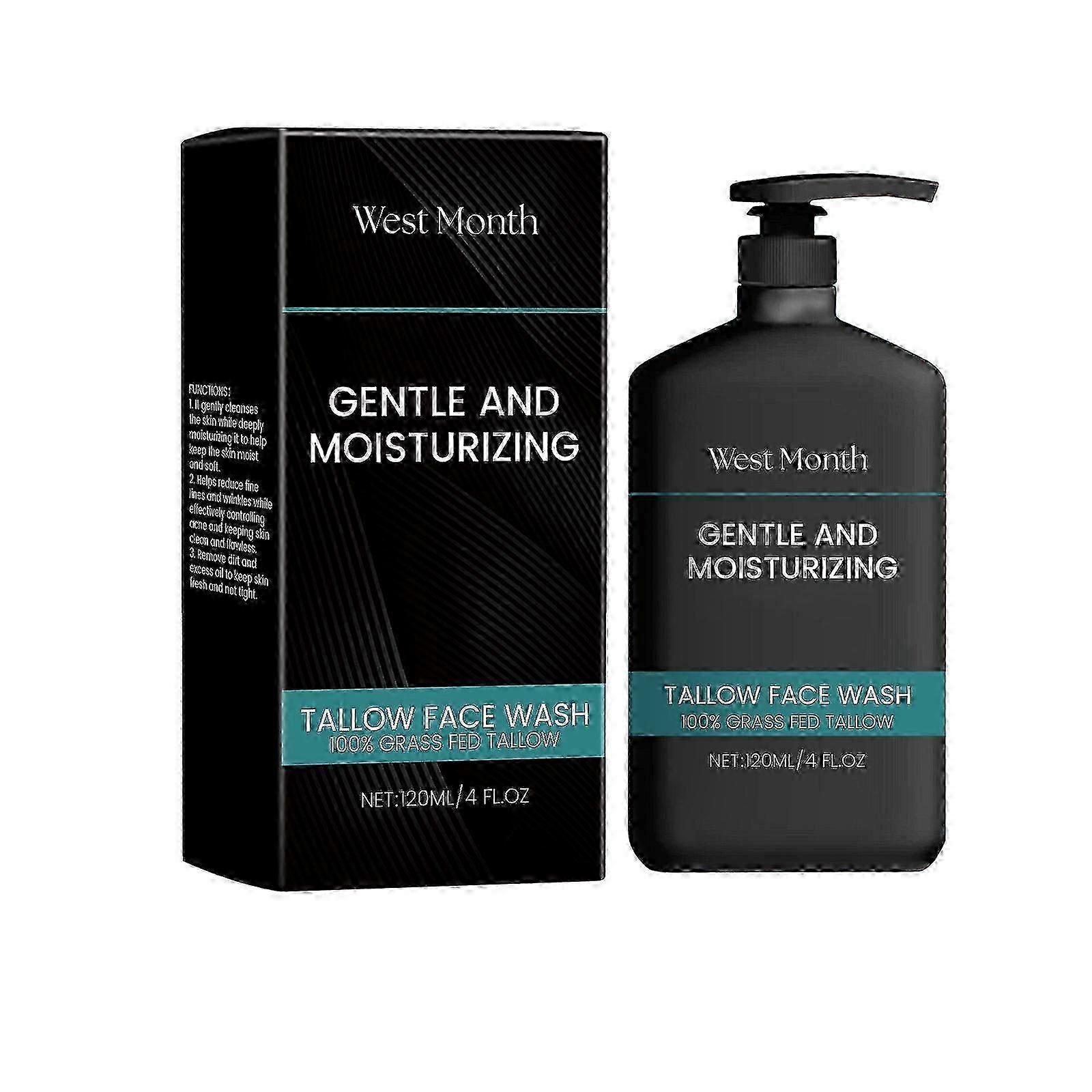 Men's Tallow Cleanser, Gentle And Clean Face, Clean And Not Tight