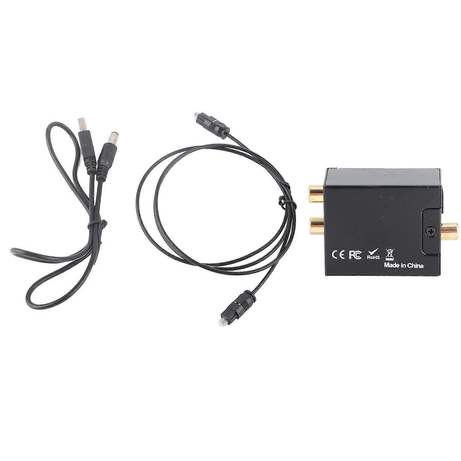 Digital to Analog Sound Digital Coaxial and Optical to Analog Sound Converter for TV Computer