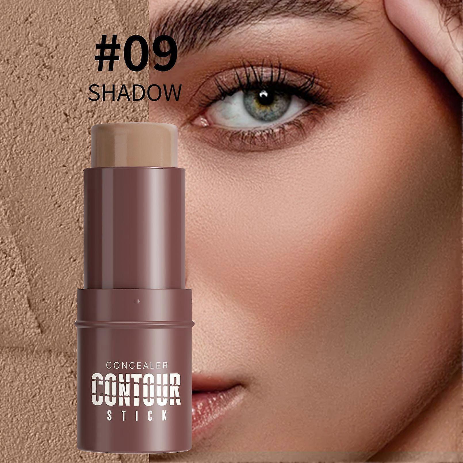 Highlighting Stick, Pearlized Face Highlighter, Shadow Blush Stick, Non-Greasy Long-Wear Face Contour Pencil, Easy to Shape the Face, Create a Light M