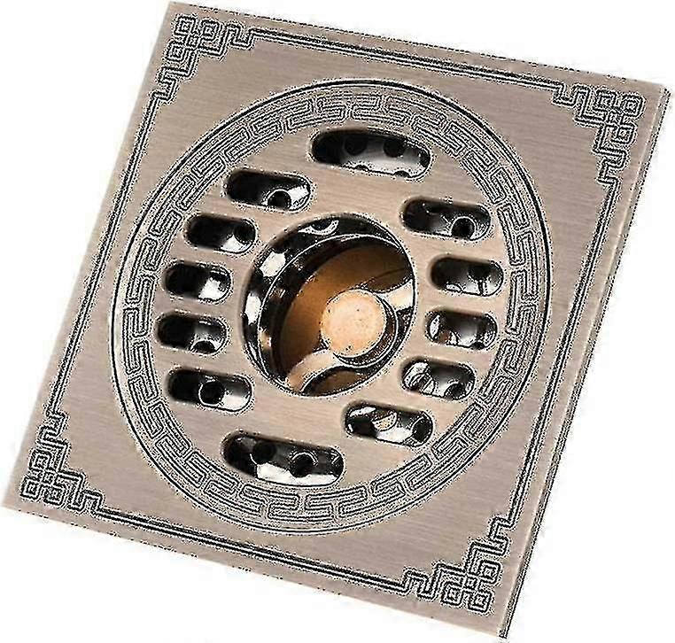 Toilet Bathroom Kitchen, Odor-resistant Copper Floor Drain Interface Washing Machine Siphon