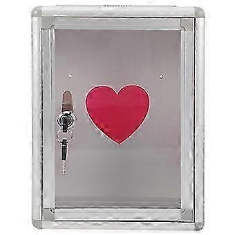 Fundraising Box with Lock Public Ballot Box Voting Box Suggestion Box Donation