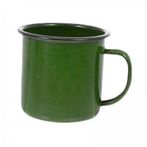 6xEnamel Coffee Cup Stylish Easy Clean Drinking Cup for Desktop Household Dorm