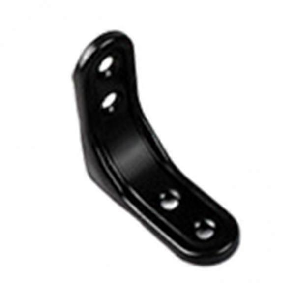 Metal Shelf Bracket Set - Sleek Black Design