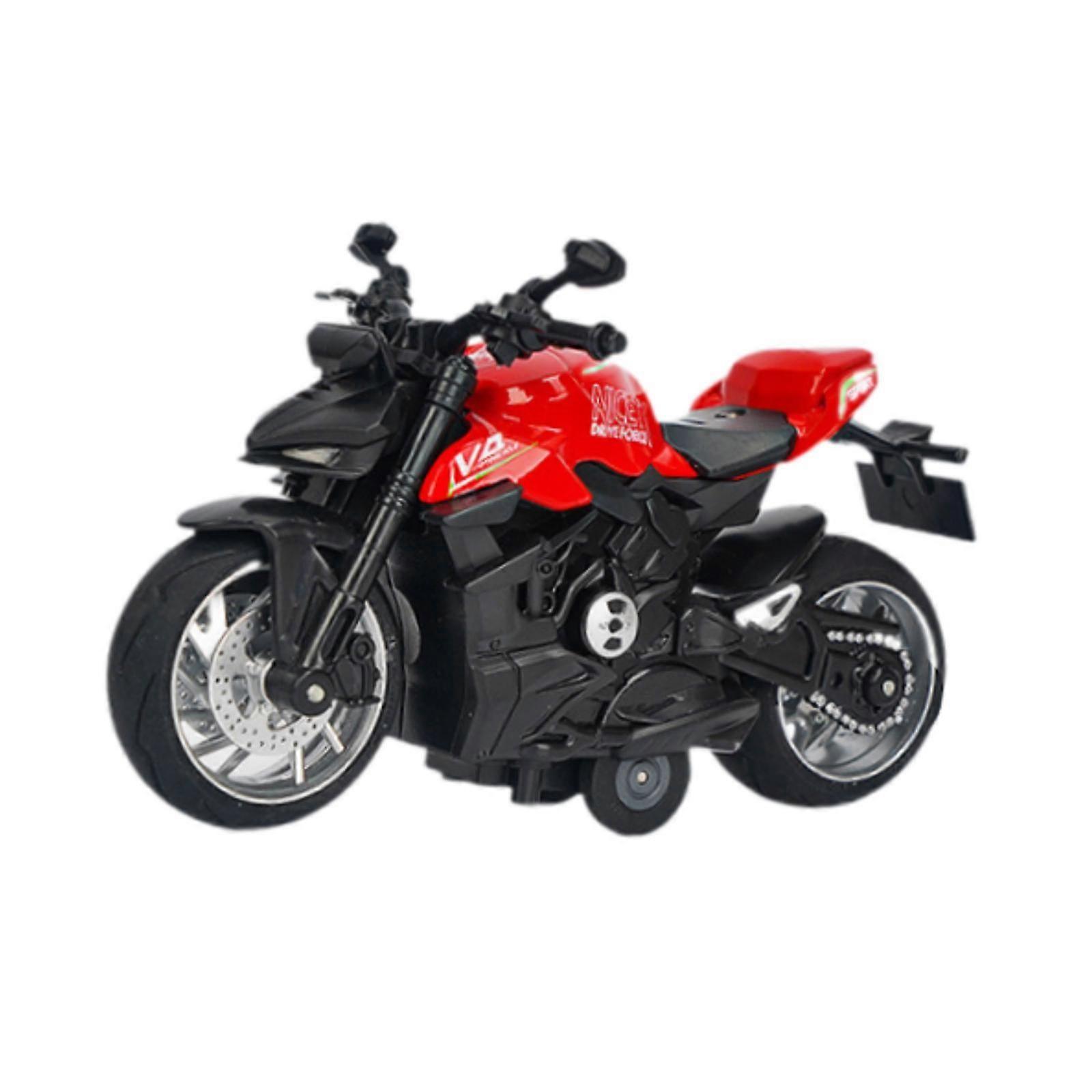 Motorcykel legetøj til børn Simulation Ornamenter Børnelegetøj Collection Pull Back