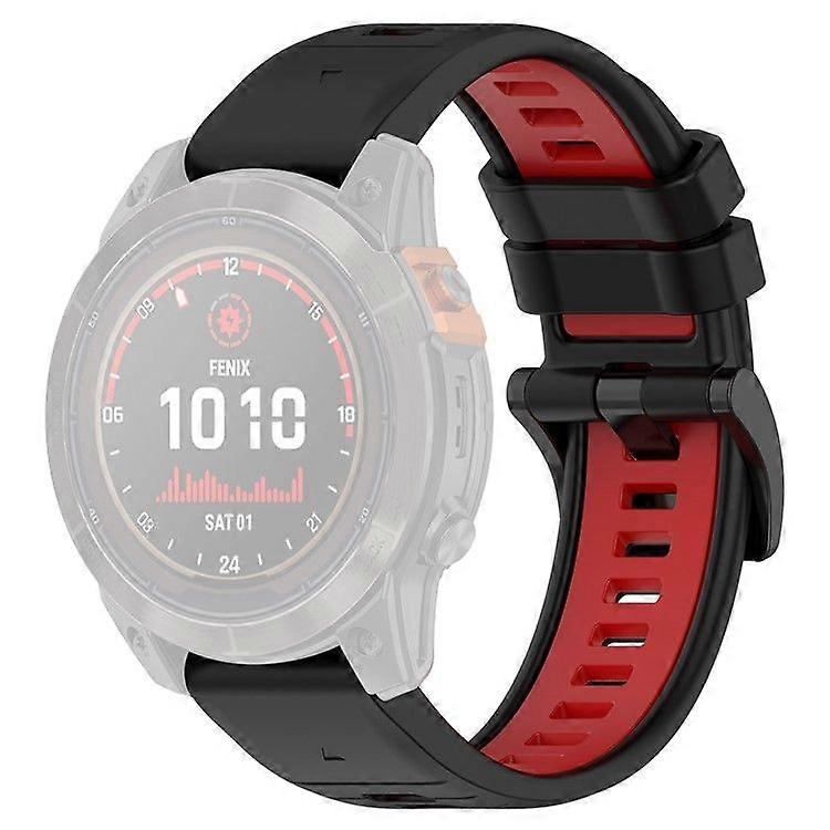 Garmin Fenix 7S / 7S Pro / 6S QuickFit 20 mm-es szilikon óraszíj kétszínű szíj cseréjéhez