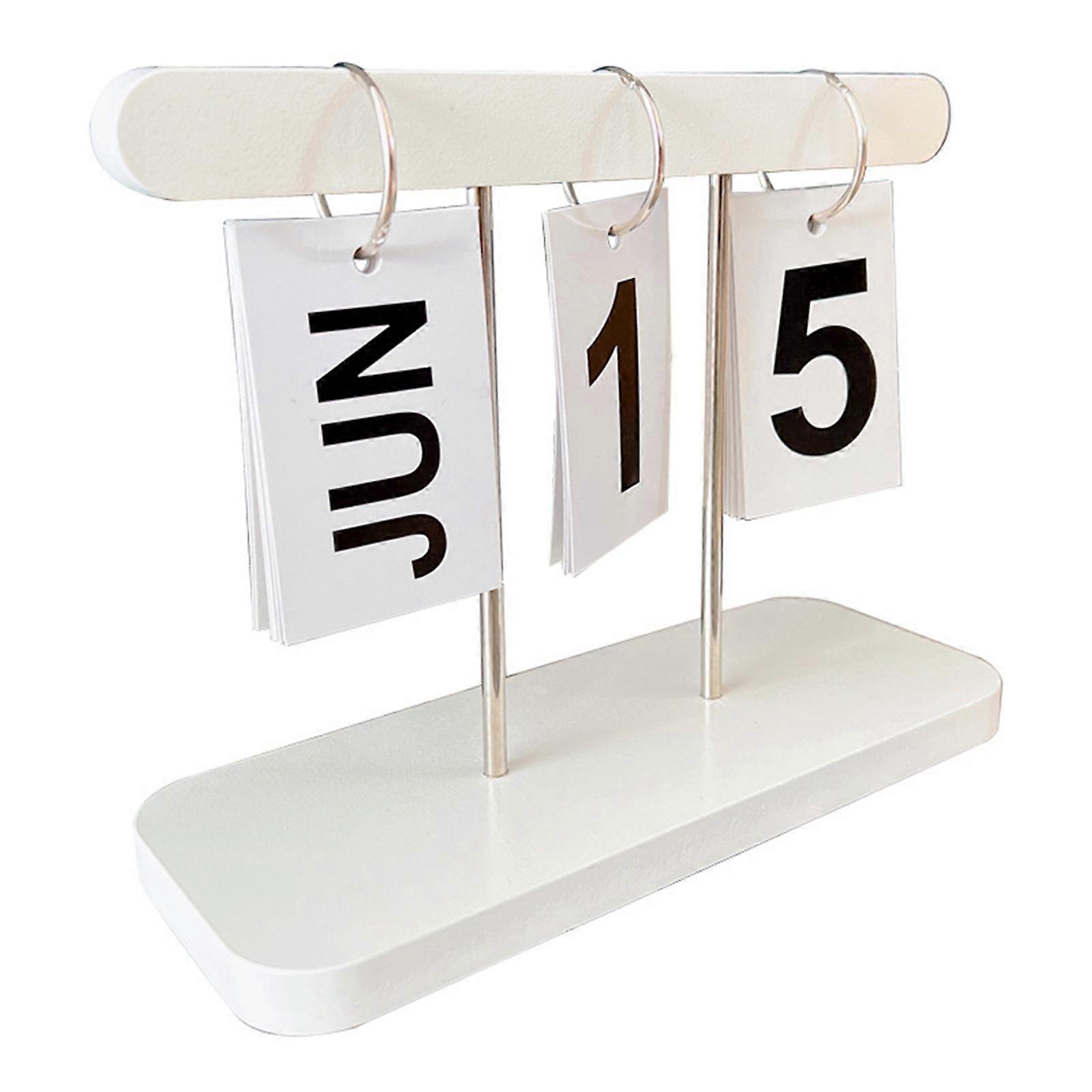 Simple Monthly Calendar Daily Planner Calendar Creative Solid Color Desktop Decor Calendar Portable Small Desk Calendars