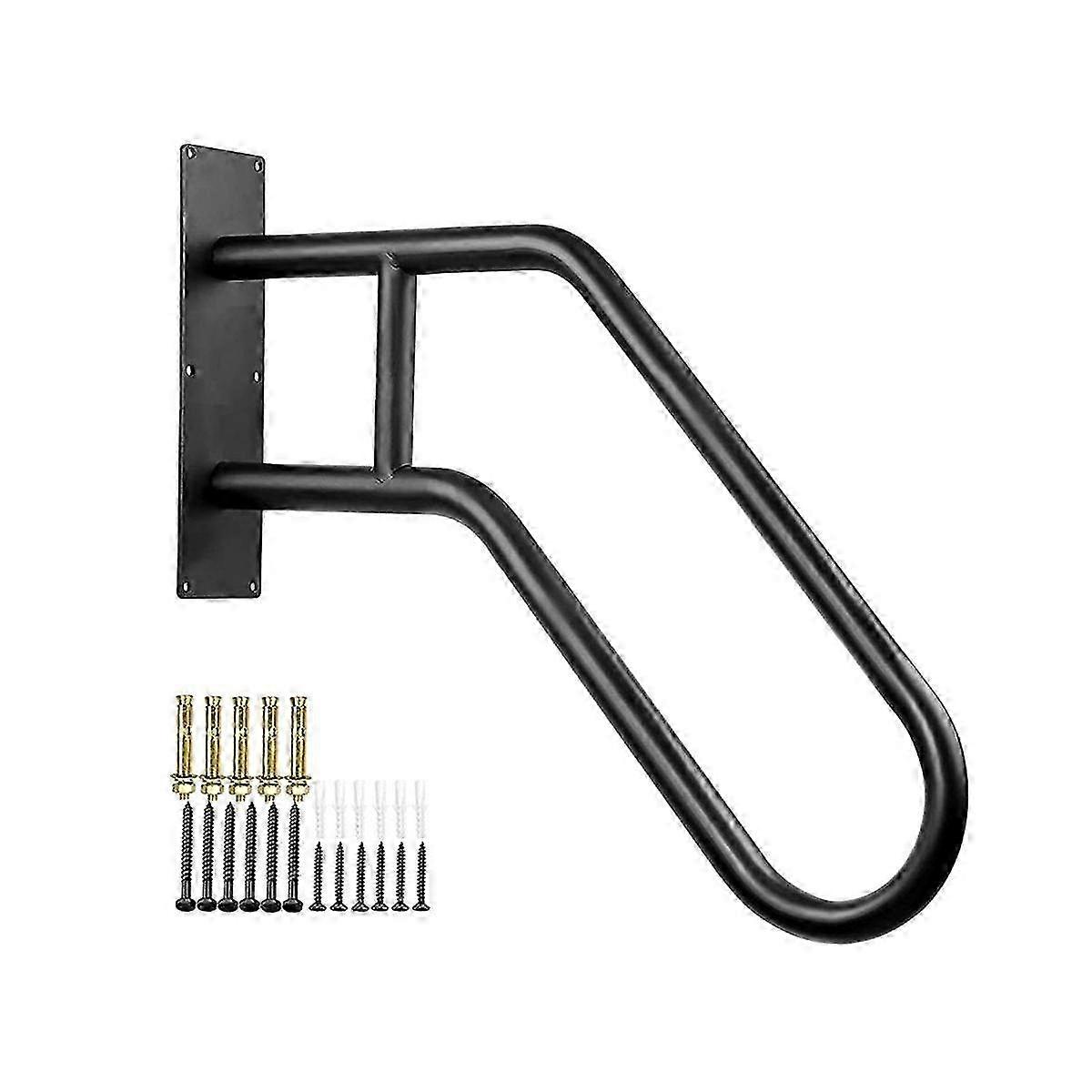 Handrails for Outdoor Steps Stair Railing , 1 to 3 Steps Stairs Wall Mounted for the Elderly, Disab -C