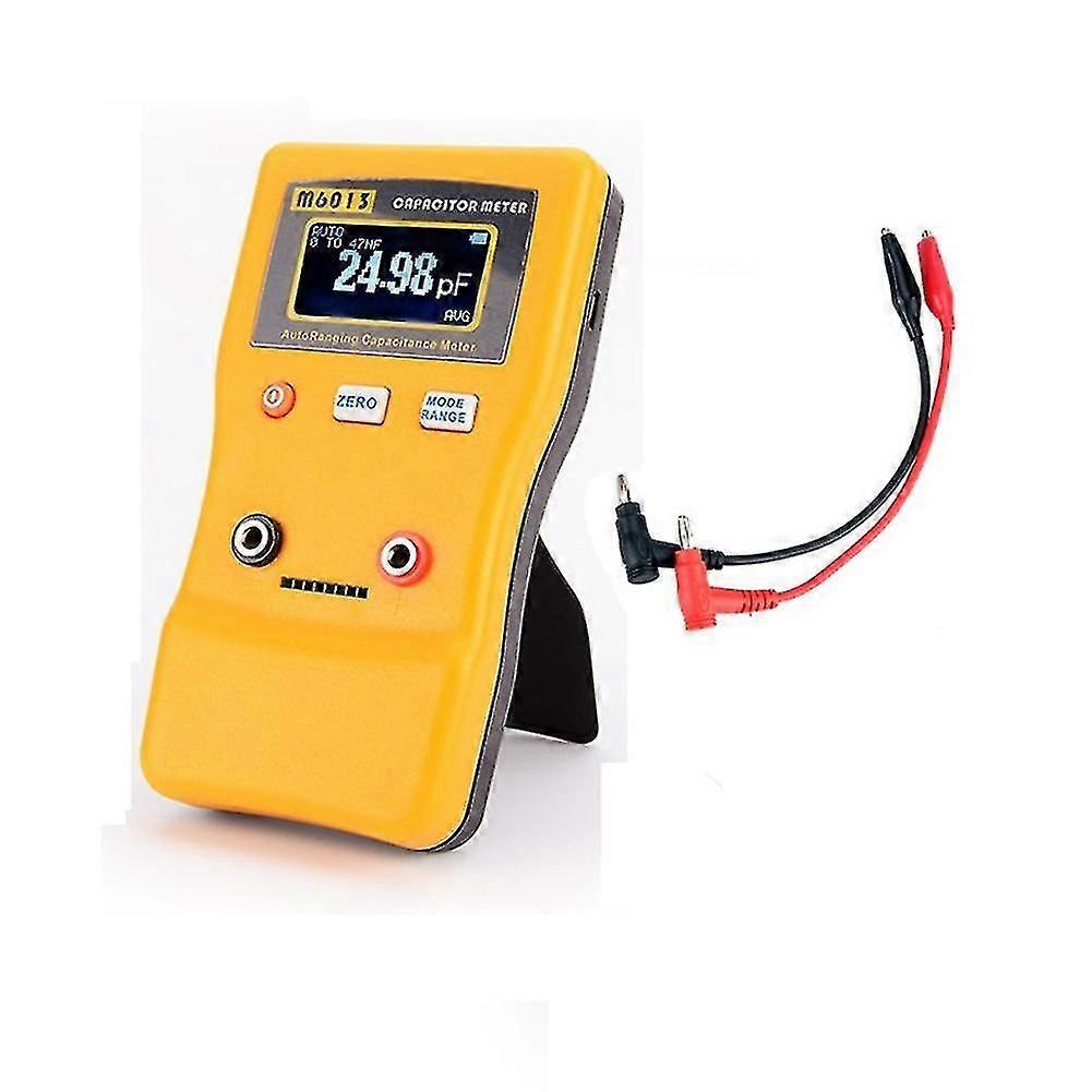 M6013 Esr Digital Capacitance Meter Ohm Meter Professional Measuring Capacitance Resistance Capacit