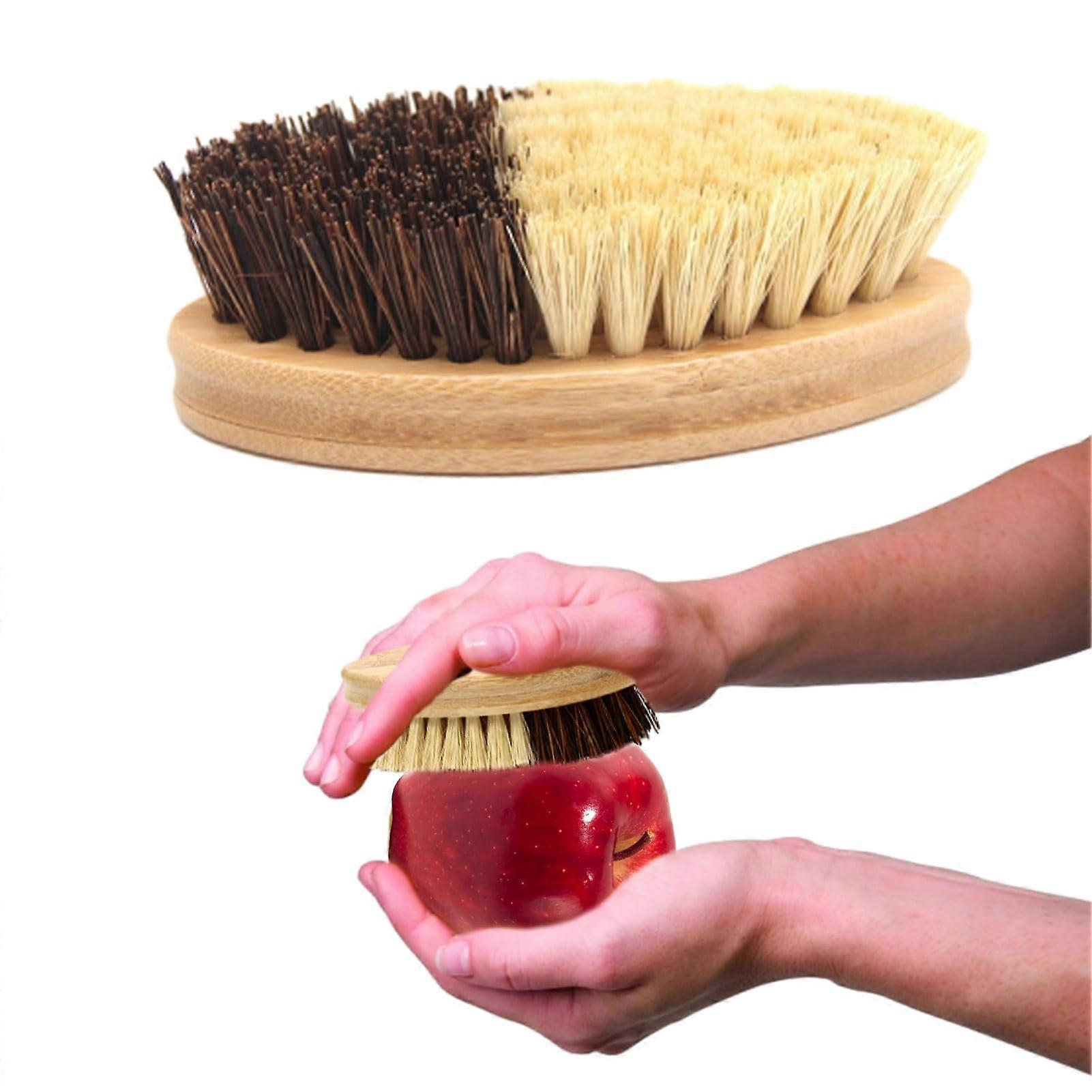 Vegetable Brush, Wood, Beech Wood, Natural Bristles