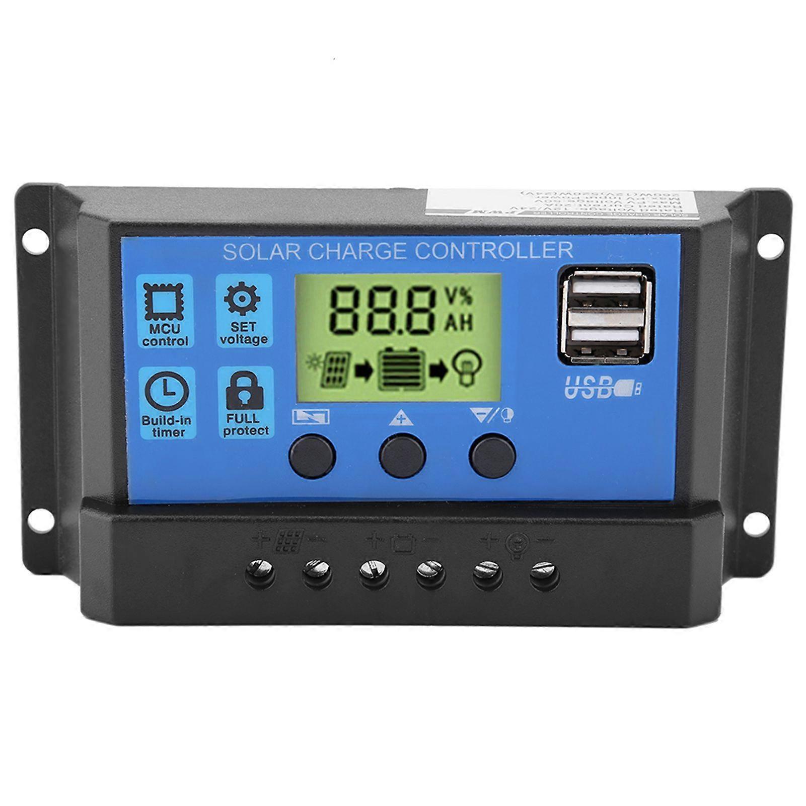 High quality  PWM Smart Dual USB Solar Panel Battery Regulator Charge Controller