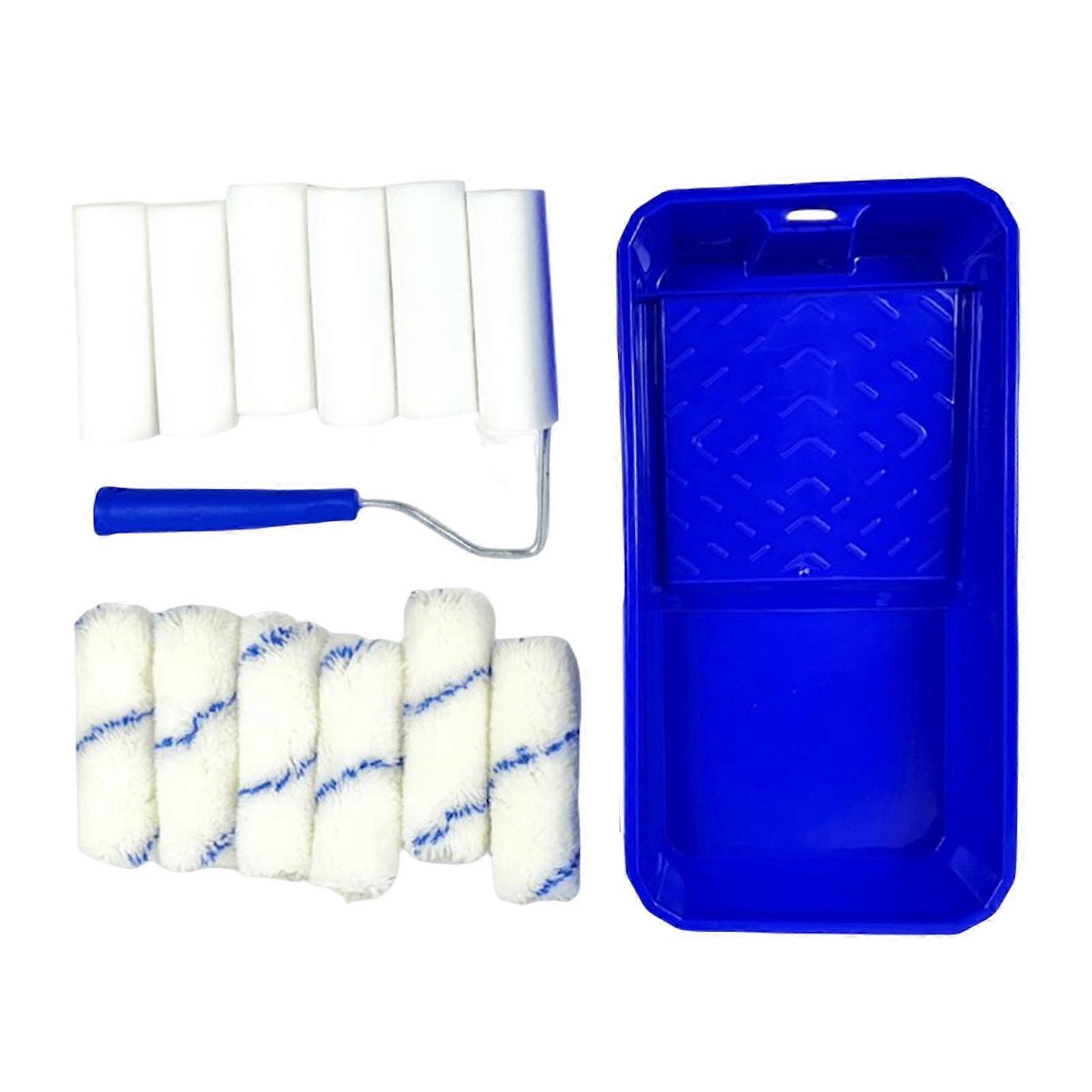 Paint Roller Cover Set Small Roller Naps Small Roller Frame for Ceiling Wall