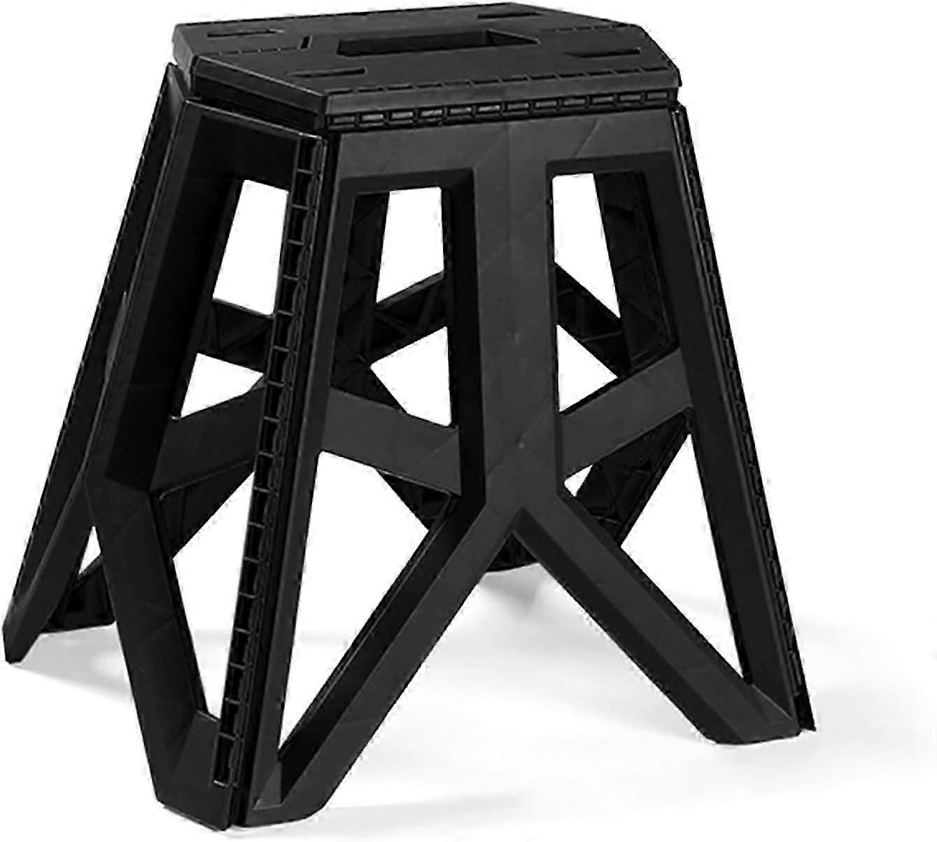 Folding Step Stool for Use in Camping, Fishing, Home, and Kitchen, Compact Design for Easy Storage and Enhanced Convenience