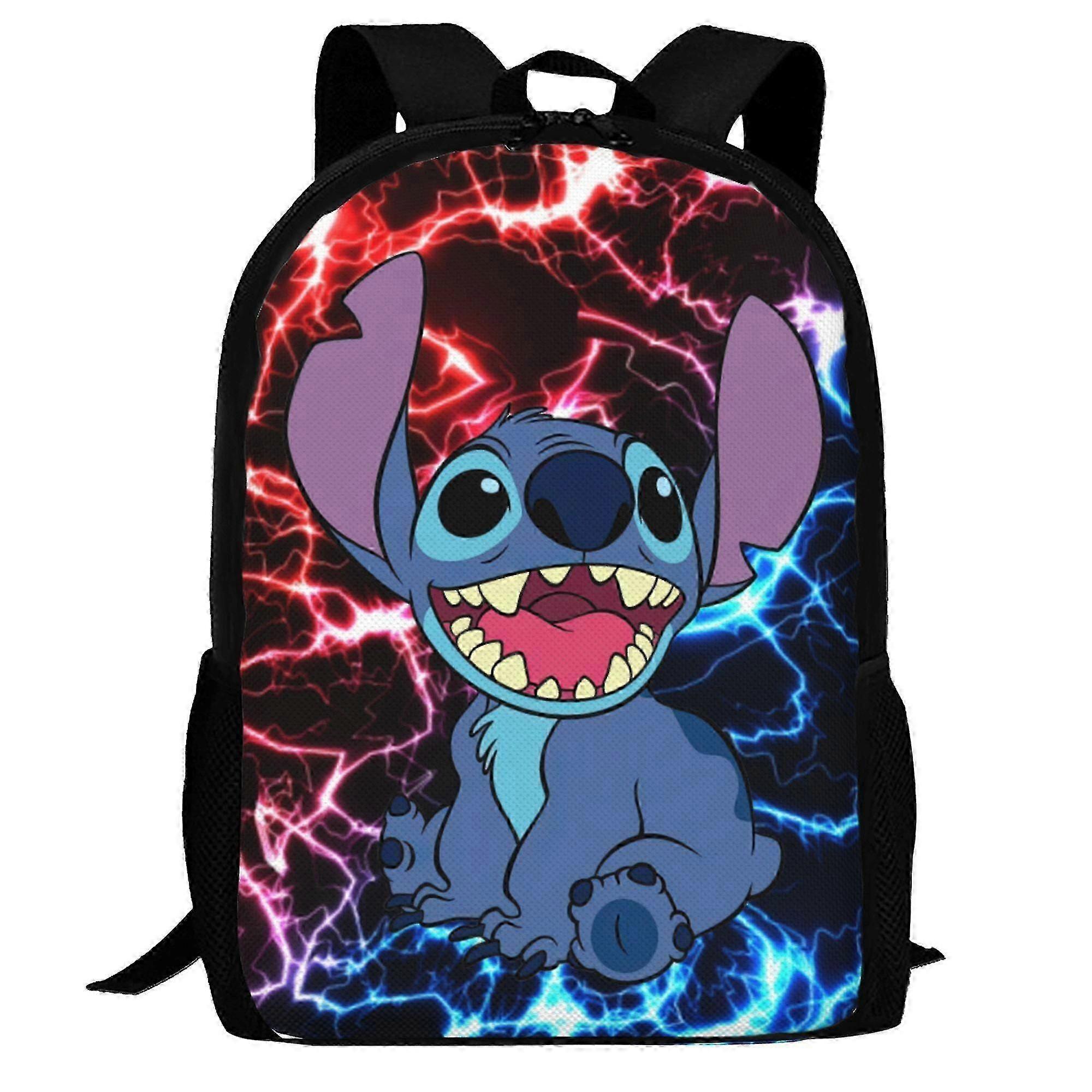 トロピカルガールとエイリアンデュオ子供用バックパック、大容量多機能ランドセル、軽量トラベルラップトップデイパック