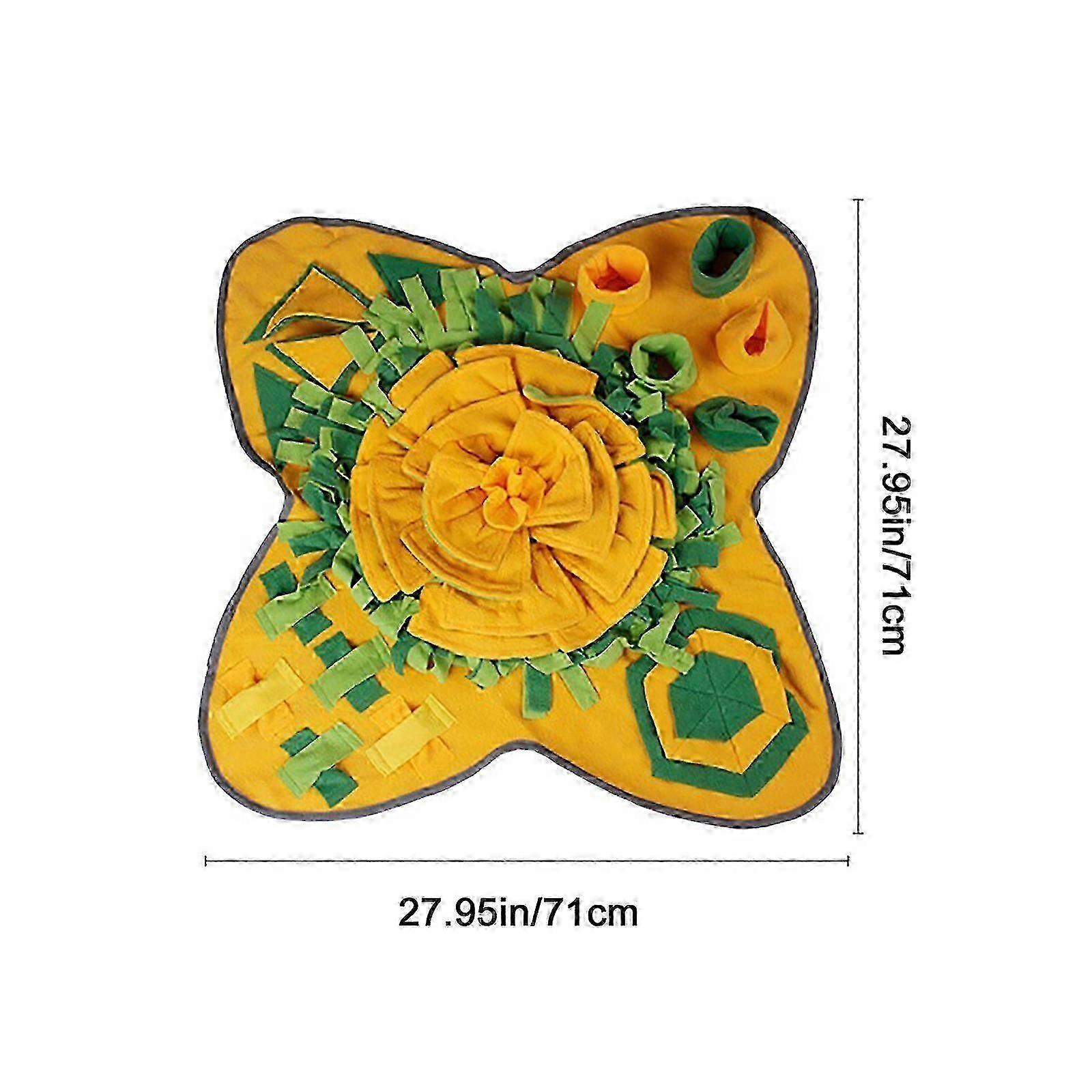 Pet Dog Sniff Pad for Slow Feeding, Anti-Choking Puzzle Mat and Chew Toy for Interactive Play