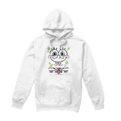 SpongeBob SquarePants Mens Scribble Smile Hoodie