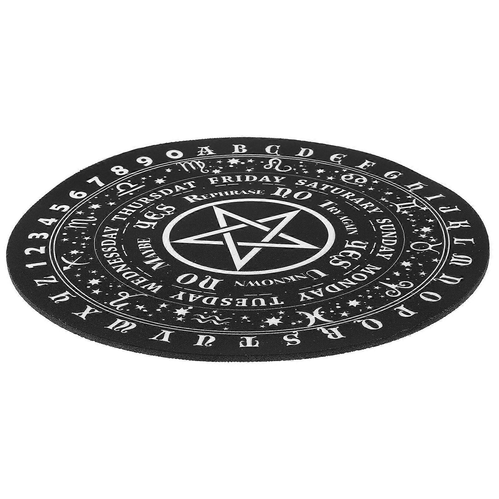 Rubber Pendulum Divination Mat Board with Chic Design and Smooth Surface for Home Decoration and Divination Enthusiasts