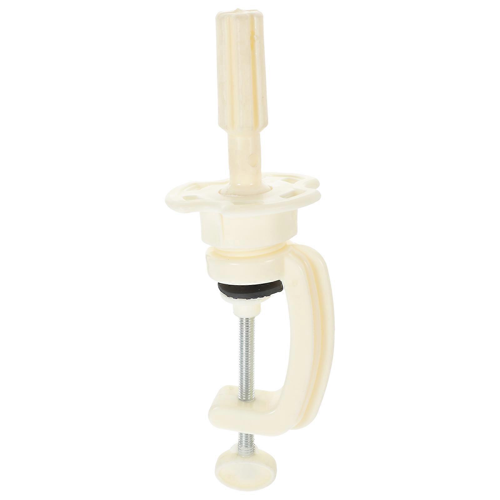 Adjustable Mannequin Head Stand for Cosmetology Training – Lightweight Desktop Wig Holder with Stable Clamp for Hair Styling Practice