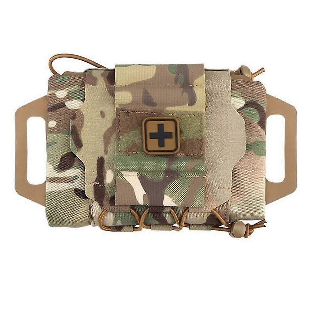 Quick deployment kit for outdoor use, Quickdraw medical kit for outdoor use, Hunting, Camping, Emergency survival kit, Mud camouflage